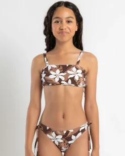 Clearance Girls' Kaia Bandeau Bikini Set Kids Bikinis