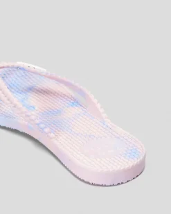 Flip Flops*Billabong Girls' Kicks Marble Thongs Blue