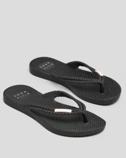 Flip Flops*Billabong Girls' Kicks Thongs Black