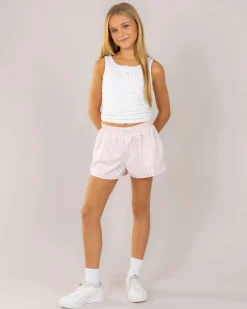 Bottoms*Ava And Ever Girls' Kimmy Shorts Baby Pink