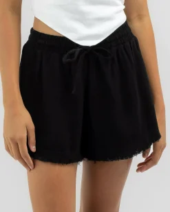 Bottoms*Ava And Ever Girls' Lana Dallis Shorts Black