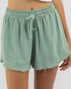 Bottoms*Ava And Ever Girls' Lana Dallis Shorts Sage