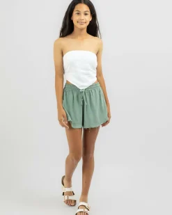 Bottoms*Ava And Ever Girls' Lana Dallis Shorts Sage