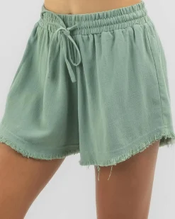 Bottoms*Ava And Ever Girls' Lana Dallis Shorts Sage