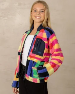 Outerwear*Rip Curl Girls' Las Dalias Polar Fleece Sweatshirt Multi