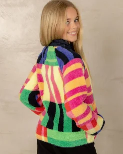 Outerwear*Rip Curl Girls' Las Dalias Polar Fleece Sweatshirt Multi