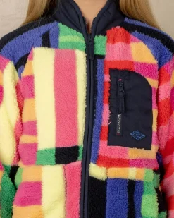 Outerwear*Rip Curl Girls' Las Dalias Polar Fleece Sweatshirt Multi