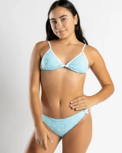 Bikinis*Topanga Girls' Lavinia Triangle Bikini Set Baby Blue