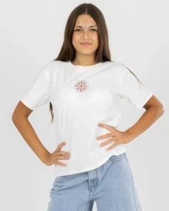 Tops*Rusty Girls' Lemonade Baby Tee Ecru