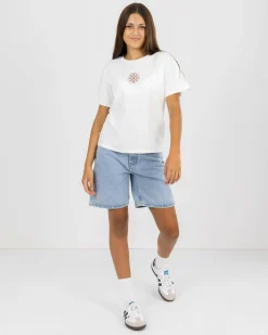 Tops*Rusty Girls' Lemonade Baby Tee Ecru