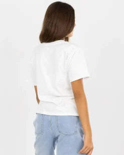 Tops*Rusty Girls' Lemonade Baby Tee Ecru