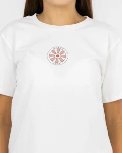 Tops*Rusty Girls' Lemonade Baby Tee Ecru