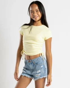 Tops*Ava And Ever Girls' Lenni Top Butter