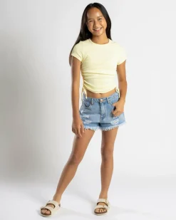 Tops*Ava And Ever Girls' Lenni Top Butter