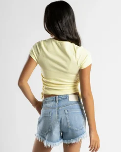 Tops*Ava And Ever Girls' Lenni Top Butter