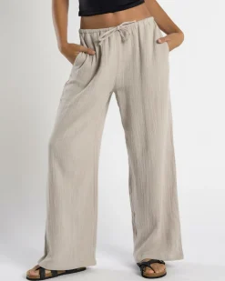 Bottoms*Mooloola Girls' Lennox Beach Pants Stone