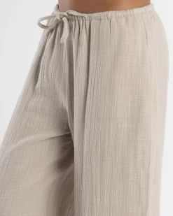 Bottoms*Mooloola Girls' Lennox Beach Pants Stone