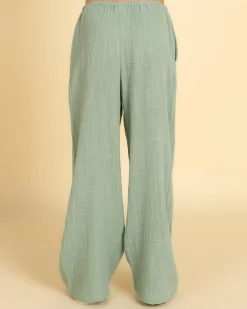 Bottoms*Mooloola Girls' Lennox Beach Pants Sage