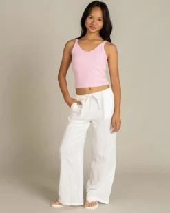 Bottoms*Mooloola Girls' Lennox Beach Pants White