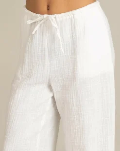 Bottoms*Mooloola Girls' Lennox Beach Pants White