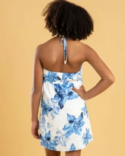 Dresses*Mooloola Girls' Lensi Dress White/blue Floral