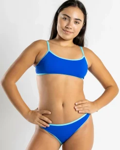 Bikinis*Topanga Girls' Lexi Bralette Bikini Set Blue/blue