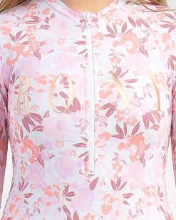 Discount Girls' Lilac Skies Long Sleeve Surfsuit Kids Surf|Wetsuits & Surfsuits
