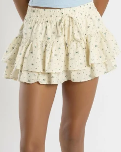 Bottoms*Ava And Ever Girls' Lily Skort Blue Floral