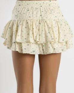 Bottoms*Ava And Ever Girls' Lily Skort Blue Floral