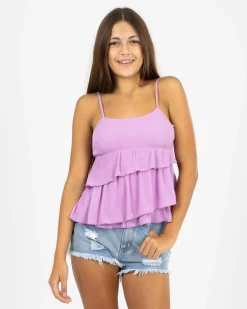 Tops*Mooloola Girls' Lindsey Top Lilac