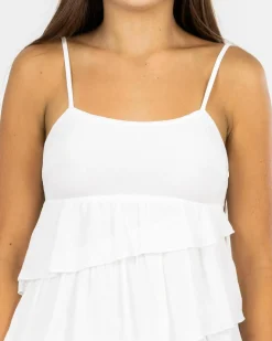 Tops*Mooloola Girls' Lindsey Top White
