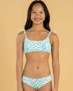 Girls' Lost On You Bralette Bikini Set Kids Bikinis