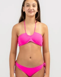 Clearance Girls' Louise Bandeau Bikini Set Kids Bikinis