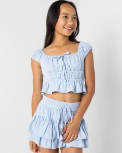 Outlet Girls' Lulu Crop Top Kids Tops
