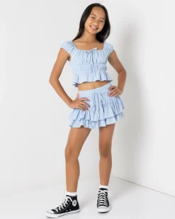 Outlet Girls' Lulu Crop Top Kids Tops