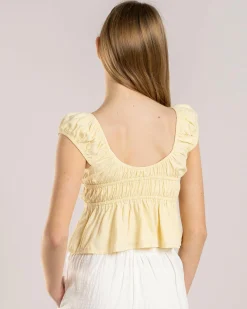Discount Girls' Lulu Crop Top Kids Tops