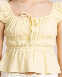 Discount Girls' Lulu Crop Top Kids Tops