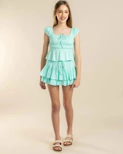 New Girls' Lulu Crop Top Kids Tops
