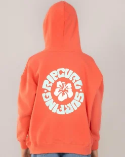 Outerwear*Rip Curl Girls' Luxe Surf Hoodie Watermelon