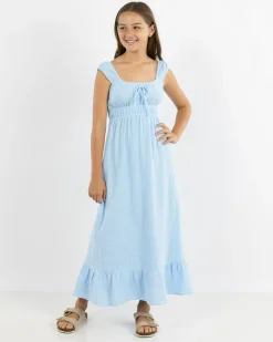 Dresses*Mooloola Girls' Mabel Maxi Dress Light Blue