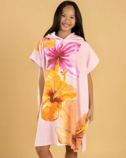 Towels*Topanga Girls Malia Hooded Towel Pink