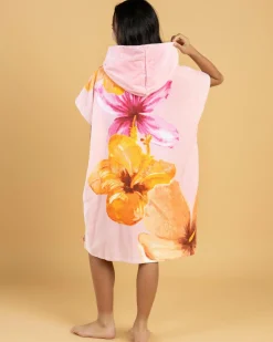 Towels*Topanga Girls Malia Hooded Towel Pink