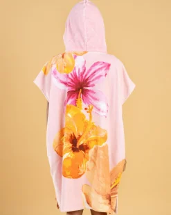 Towels*Topanga Girls Malia Hooded Towel Pink