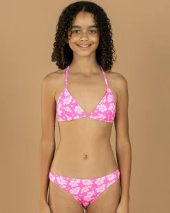 Outlet Girls' Malibu Triangle Bikini Set Kids Bikinis