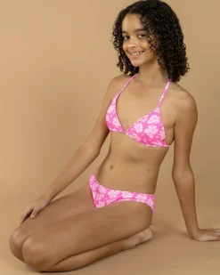 Outlet Girls' Malibu Triangle Bikini Set Kids Bikinis