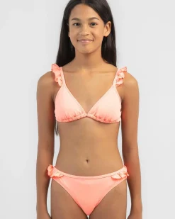 Sale Girls' Mariah Triangle Bikini Set Kids Bikinis