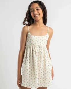Dresses*Mooloola Girls' Marigold Dress White/pink Floral