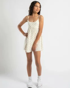 Dresses*Mooloola Girls' Marigold Dress White/pink Floral