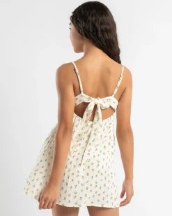 Dresses*Mooloola Girls' Marigold Dress White/pink Floral