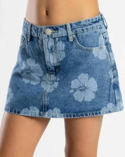 Hot Girls' Maui Skort Kids Denim|Bottoms